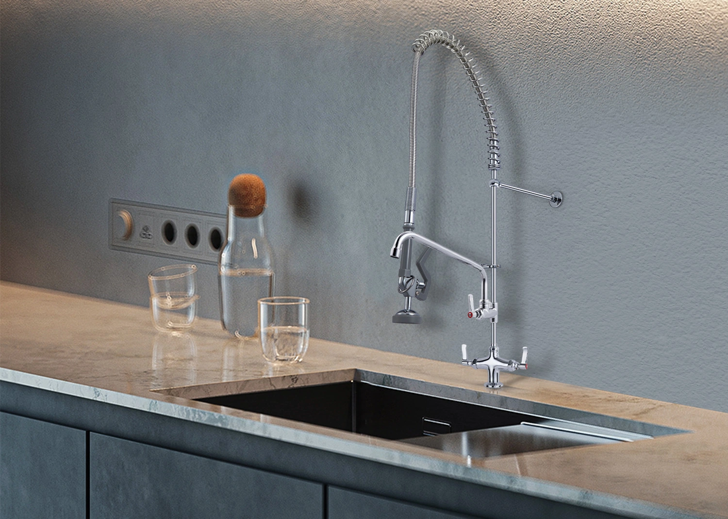 Lavabicchieri A Spruzzo Acciaio Inox - Alta Pressione, G1/2, Per Bar E Casa - Foto 12