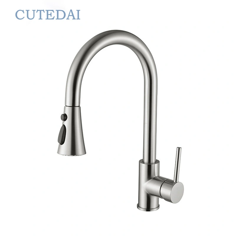 O torneira da cozinha de Zhuhuiye puxa para baixo o pulverizador quente e frio customizável 1