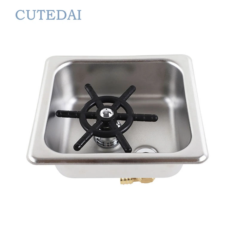 เครื่องล้างแก้วกาแฟอัตโนมัติเชิงพาณิชย์พร้อมก๊อกน้ำบาริสต้าสำหรับอ่างล้างจานในโรงแรม 1