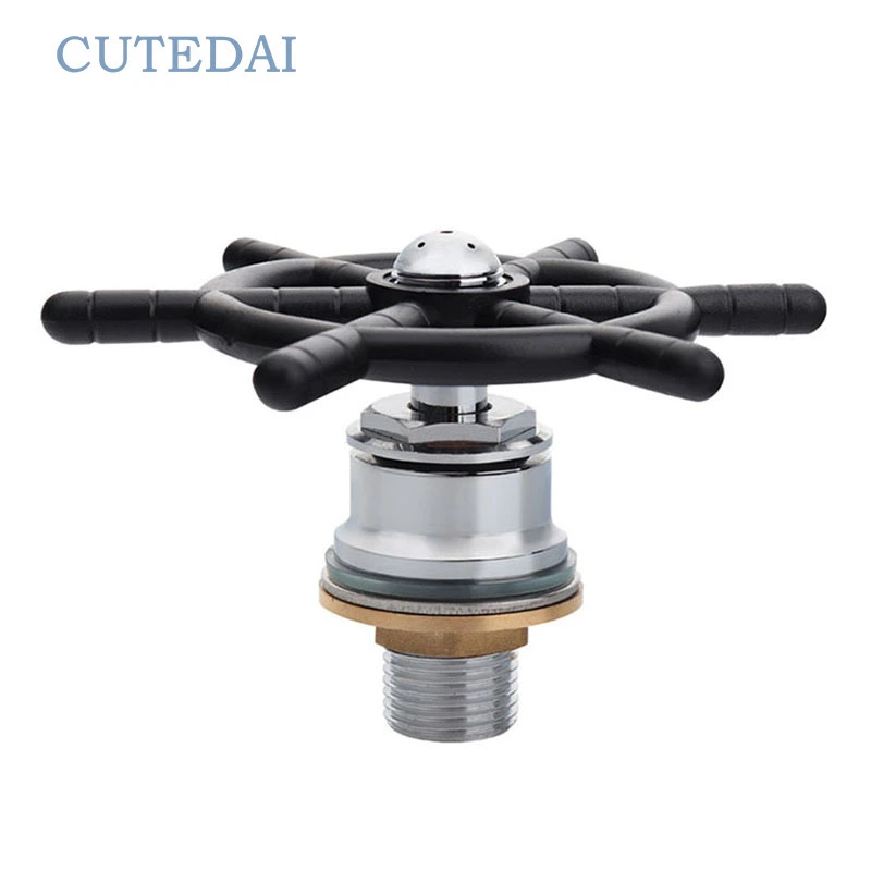 เครื่องล้างแก้วแรงดันสูงทองเหลืองดำ เครื่องล้างแก้วอัตโนมัติสำหรับอ่างล้างจานในครัว บาร์กาแฟ โรงแรม 1