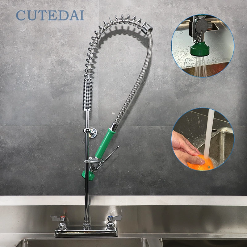 Fabrikanpassen Messing Deck Mount Vorspülen Kommerzieller Wasserhahn Einloch Kaltwasserspray für Waschbecken 1