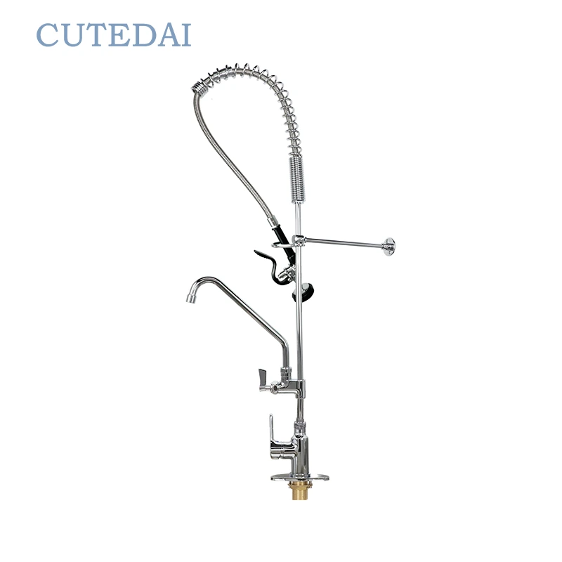 Robinet de cuisine moderne en laiton haute pression avec douchette multifonction, mitigeur d&#39;évier, vente en gros directe d&#39;usine pour hôtels 1